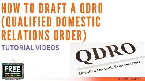 do it yourself qdro.